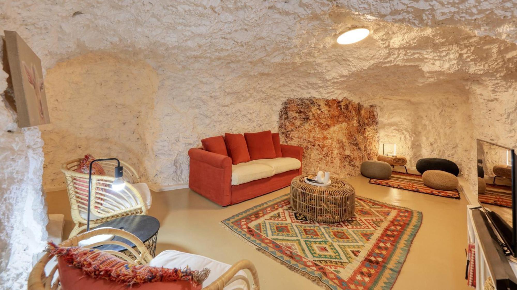 White Cliffs Accommodation -Daybreak Dugout - Unique Cave House Esterno foto